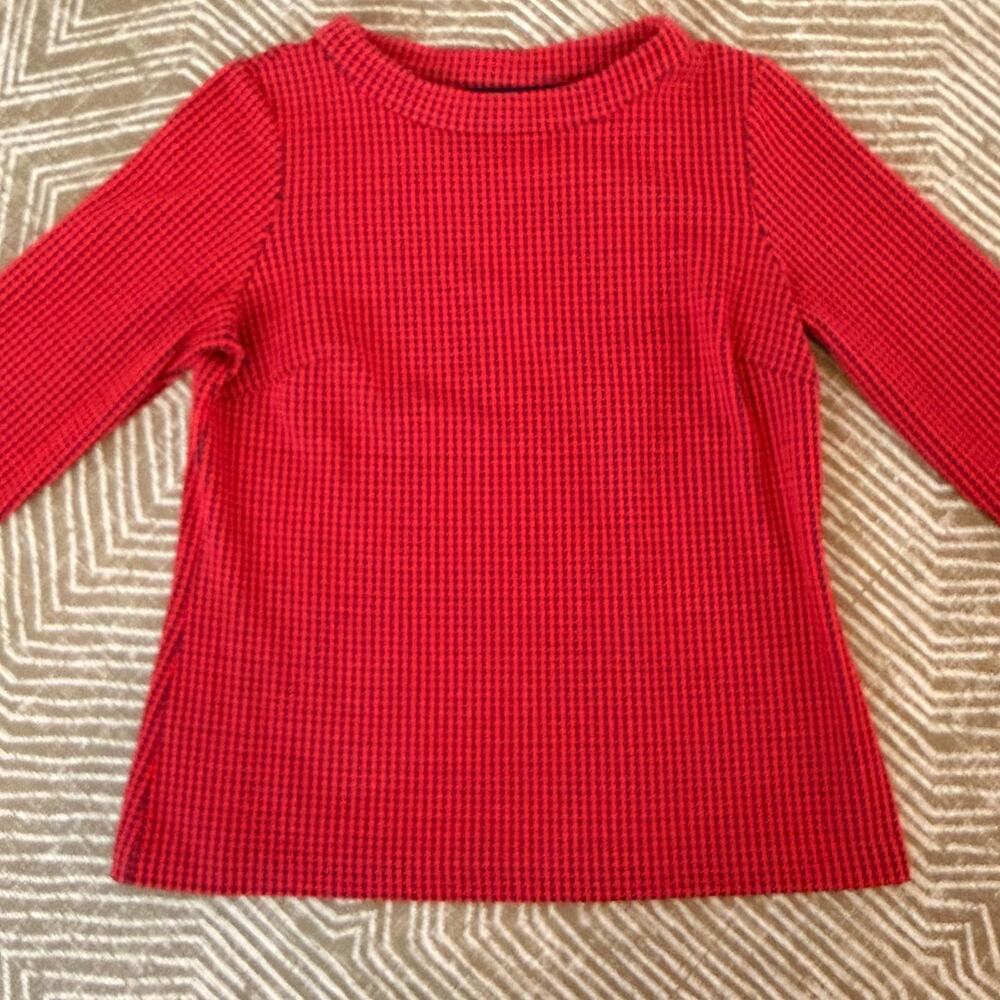 Boden Houndstooth Knit Top Women’s US 10 Long Sleeve